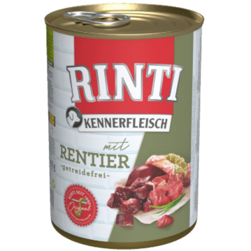 Hunde - Nassfutter RINTI Adult Kennerfleisch mit Rentier