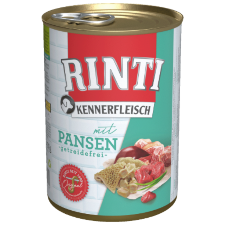 Hunde - Nassfutter RINTI Adult Kennerfleisch mit Pansen