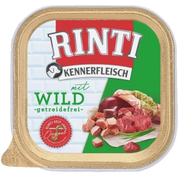 Hunde - Nassfutter RINTI Adult Kennerfleisch mit Wild