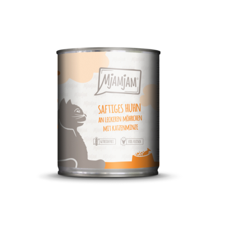 Katzen - Nassfutter MjAMjAM Adult Saftiges Huhn an leckeren Möhrchen
