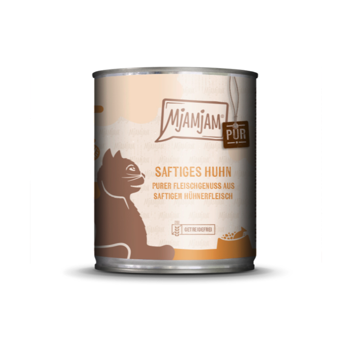 Katzen - Nassfutter MjAMjAM Adult Huhn pur