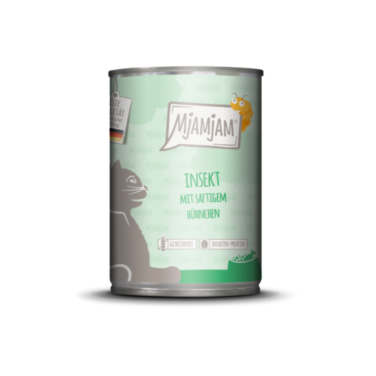 Katzen - Nassfutter MjAMjAM Adult Insekt mit saftigem Hühnchen