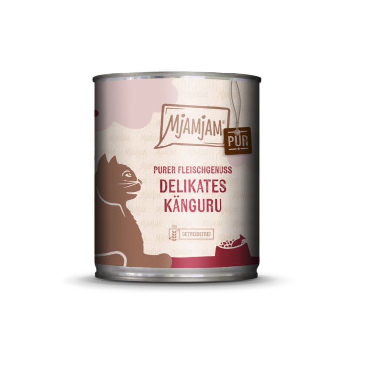 Katzen - Nassfutter MjAMjAM Adult Känguru pur