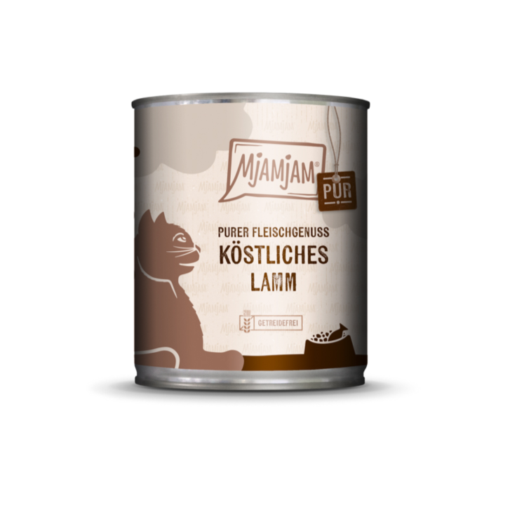 Katzen - Nassfutter MjAMjAM Adult Lamm pur