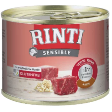 Hunde - Nassfutter RINTI Adult Sensible Rind &amp; Reis