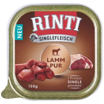 Hunde - Nassfutter RINTI Adult Singlefleisch Lamm Pur