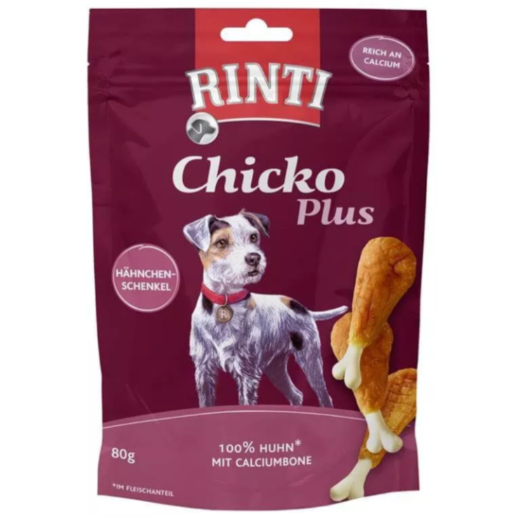 Hunde - Snack RINTI Chicko Plus Hähnchen-Schenkel