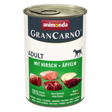 Hunde - Nassfutter ANIMONDA GranCarno Adult Hirsch + Apfel