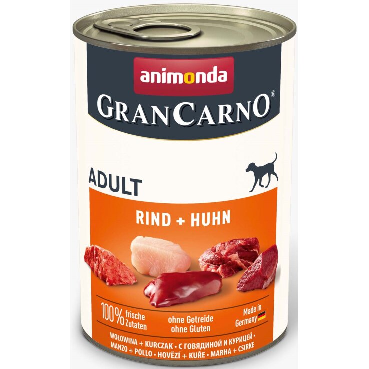 Hunde - Nassfutter ANIMONDA GranCarno Adult Rind + Huhn