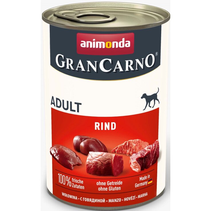 Hunde - Nassfutter ANIMONDA GranCarno Adult Rindfleisch pur
