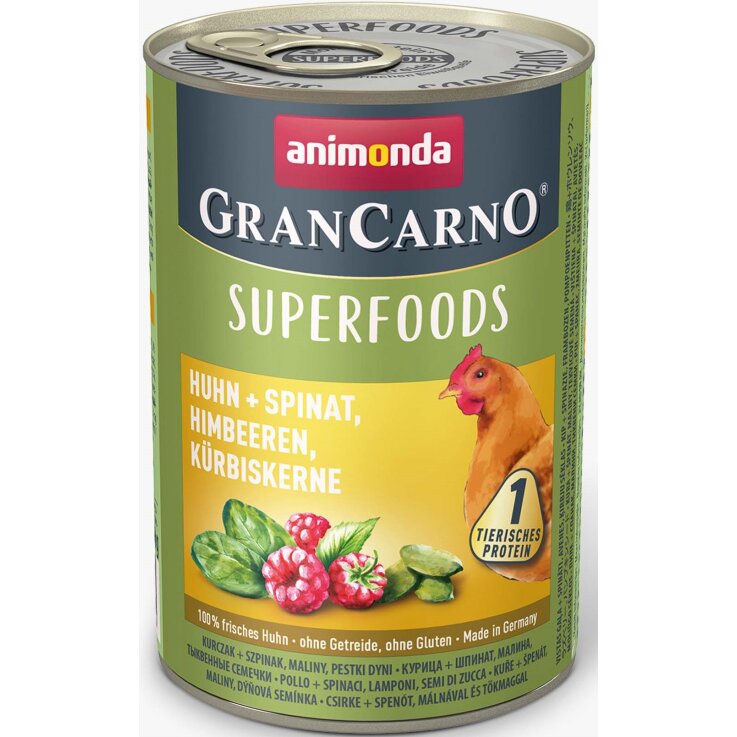 Hunde - Nassfutter ANIMONDA GranCarno Adult Superfoods Huhn