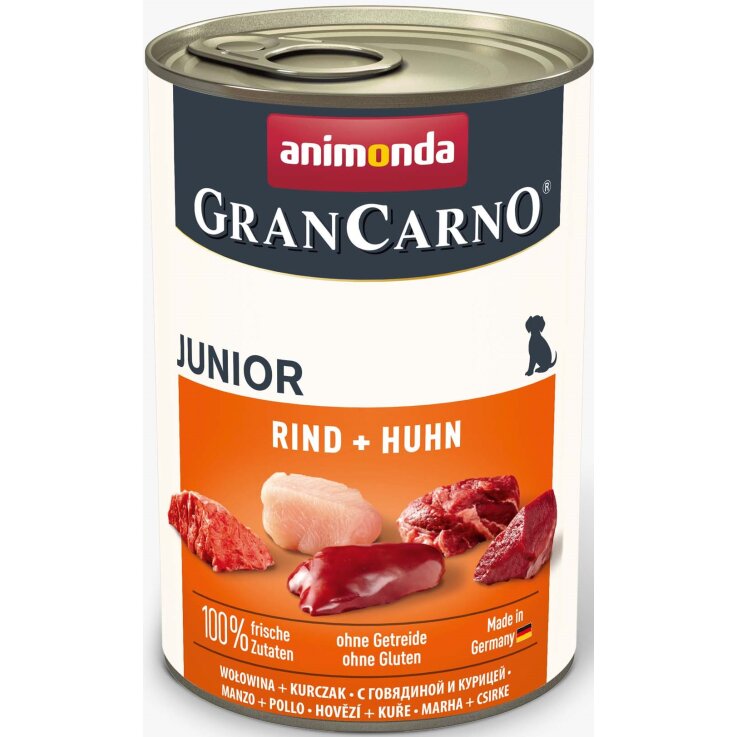 Hunde - Nassfutter ANIMONDA GranCarno Junior Rind + Huhn