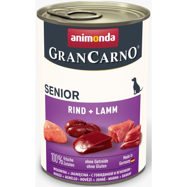Hunde - Nassfutter ANIMONDA GranCarno Senior Rind + Lamm