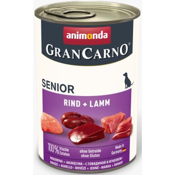 Hunde - Nassfutter ANIMONDA GranCarno Senior Rind + Lamm