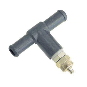 T-Stück mit Rückschlagventil Anschluss