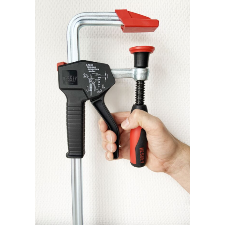 BESSEY Einhandzwinge EHZ mit 2K-Griff