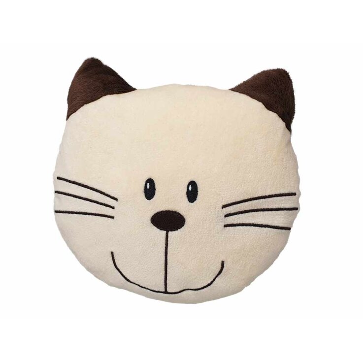 NOBBY Kissen "Cat", beige/braun