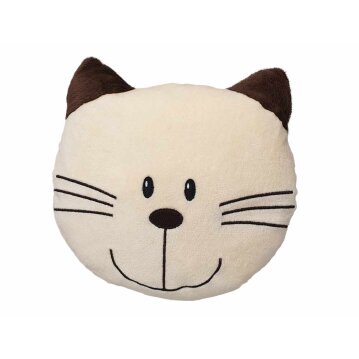 NOBBY Kissen "Cat", beige/braun