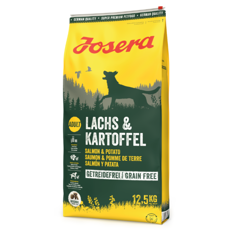 Hunde - Trockenfutter JOSERA Lachs & Kartoffel, 12,5 Kg