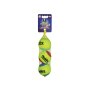 NOBBY Tennisball mit Squeaker, 3er Netz