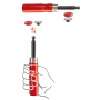 BESSEY Holzgriff 3101390  inkl. wechselbarer Druckplatte aus Qualitätsstahl mit Schutzkappe