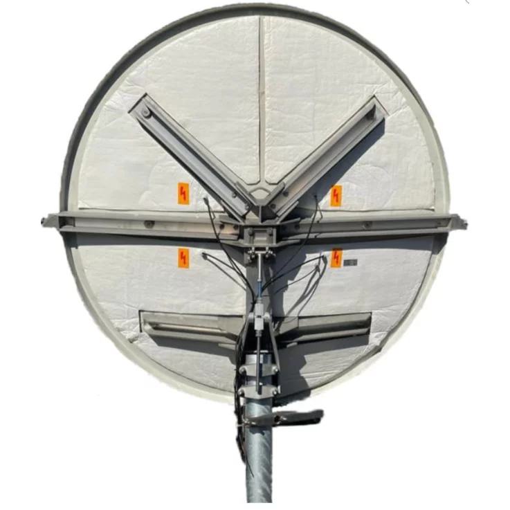 KATHREIN CAS 180 H Professionelle SAT-Antenne, Aluminium-Ausführung, inkl. montierter Heizmatte ESO 180 H, Ø 180 cm