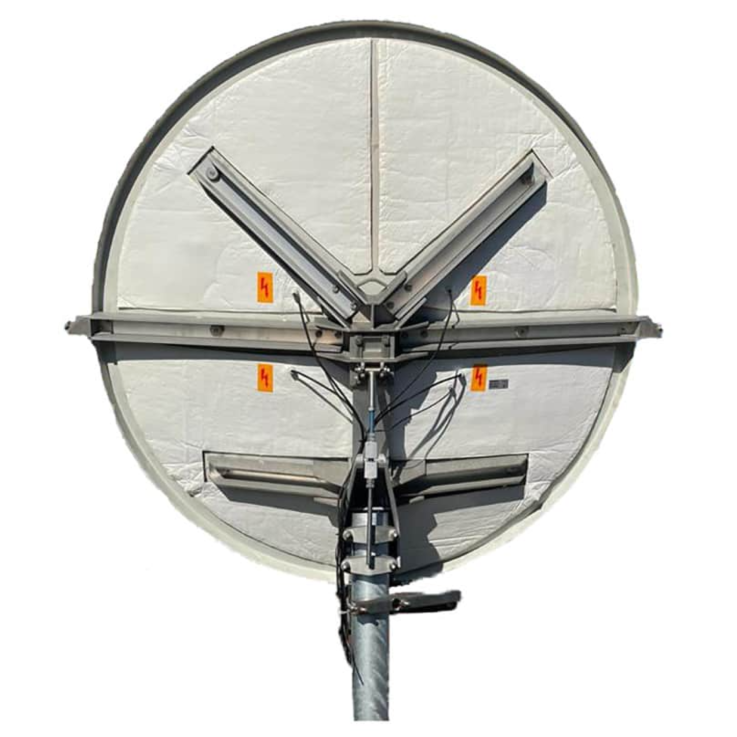 KATHREIN CAS 180 HL Professionelle SAT-Antenne, Aluminium-Ausführung, inkl. montierter Heizmatte ESO 180 HL (leistungsgesteigert), Ø 180 cm