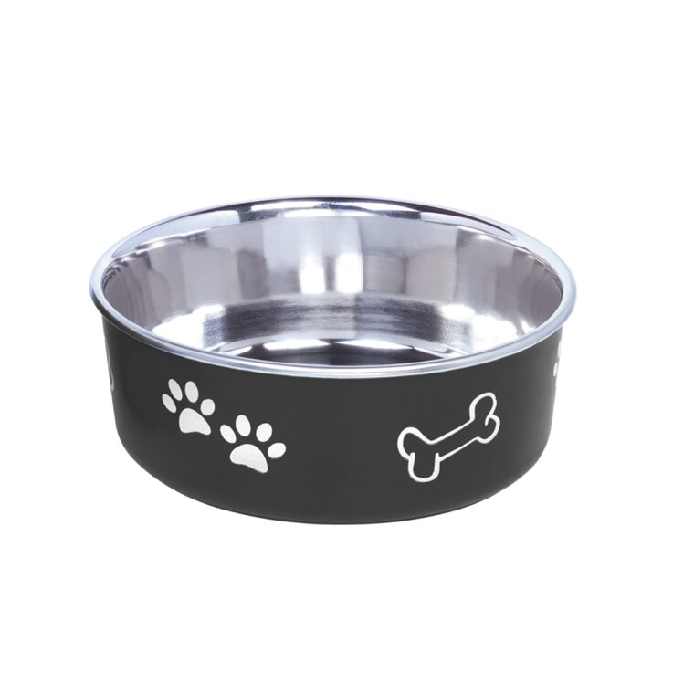 NOBBY "Fusion" Edelstahlnapf, schwarz