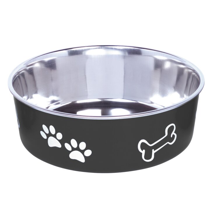 NOBBY "Fusion" Edelstahlnapf, schwarz