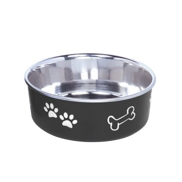 NOBBY "Fusion" Edelstahlnapf, schwarz