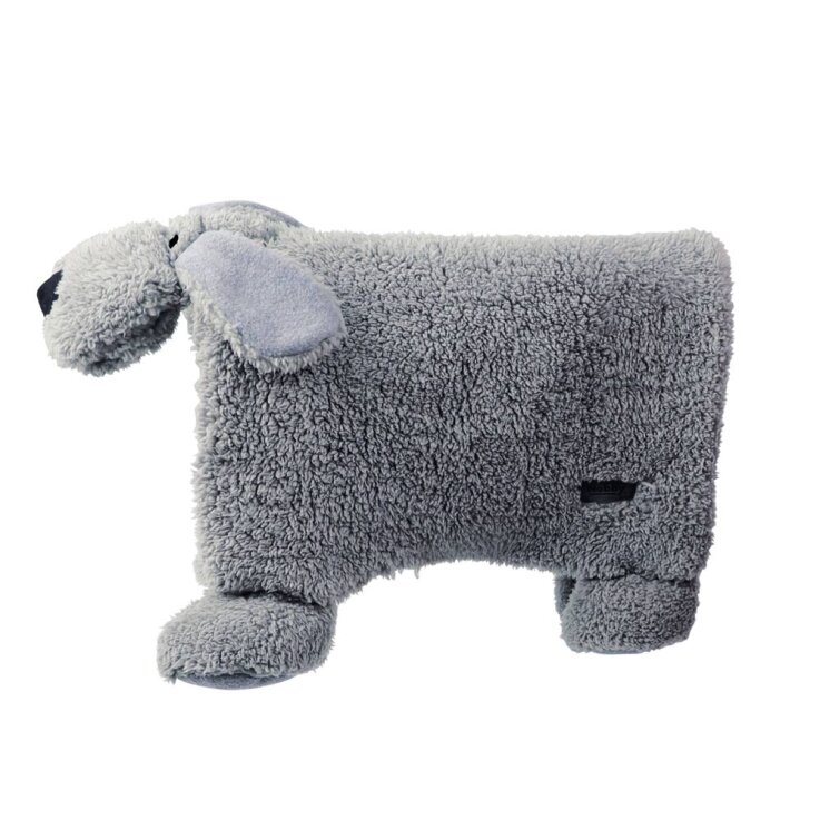 NOBBY Kuschelmatte eckig "DOGGY", grau