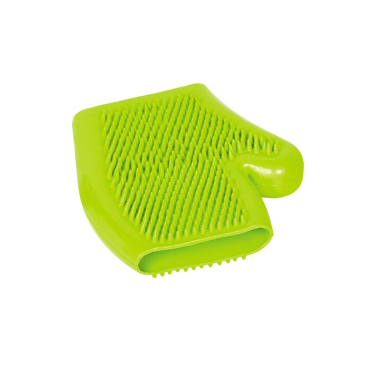 NOBBY Massagehandschuh Vollgummi, grün