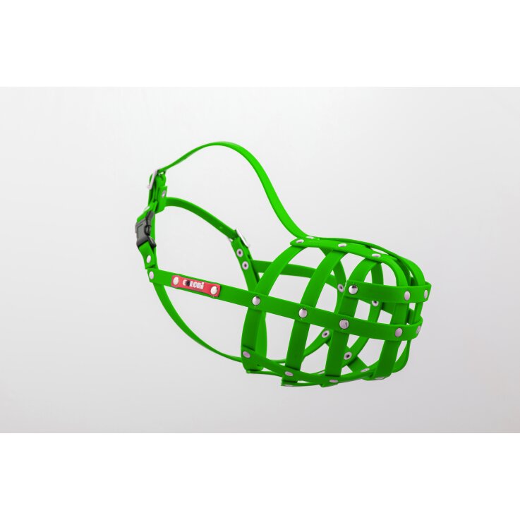 Muzzleking COLORI Biothane-Maulkorb, Schnauzer