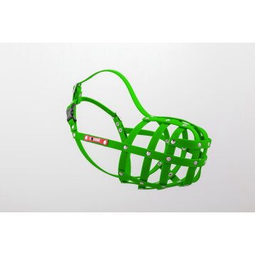 Muzzleking COLORI Biothane-Maulkorb, gr&uuml;n,...