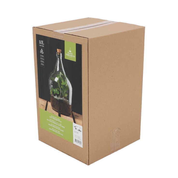 ESSCHERT DESIGN Offene Terrariumflasche 10 Liter