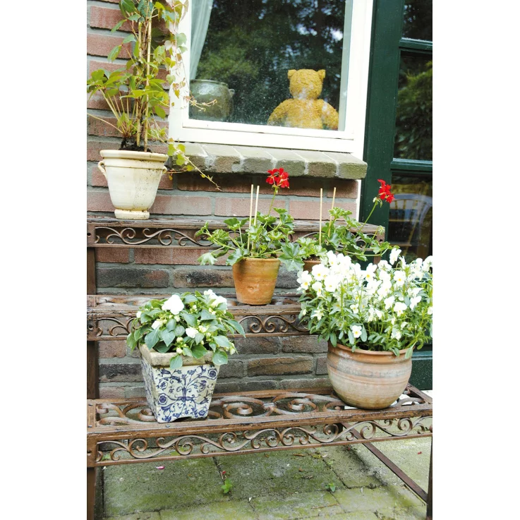 ESSCHERT DESIGN Blumentreppe aus Gusseisen, rechteckig