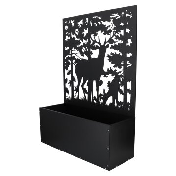 ESSCHERT DESIGN Blumenkasten mit Pflanzengitter im...