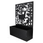 ESSCHERT DESIGN Blumenkasten mit Pflanzengitter im Hirschdesign