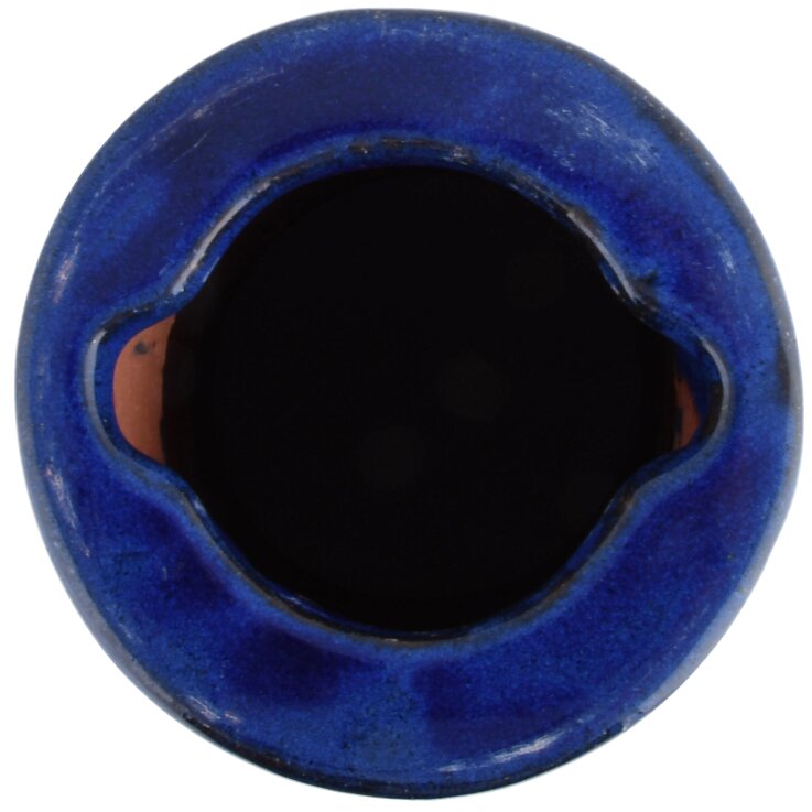 ESSCHERT DESIGN Vogeltränke aus Keramik auf Fuß, petrol