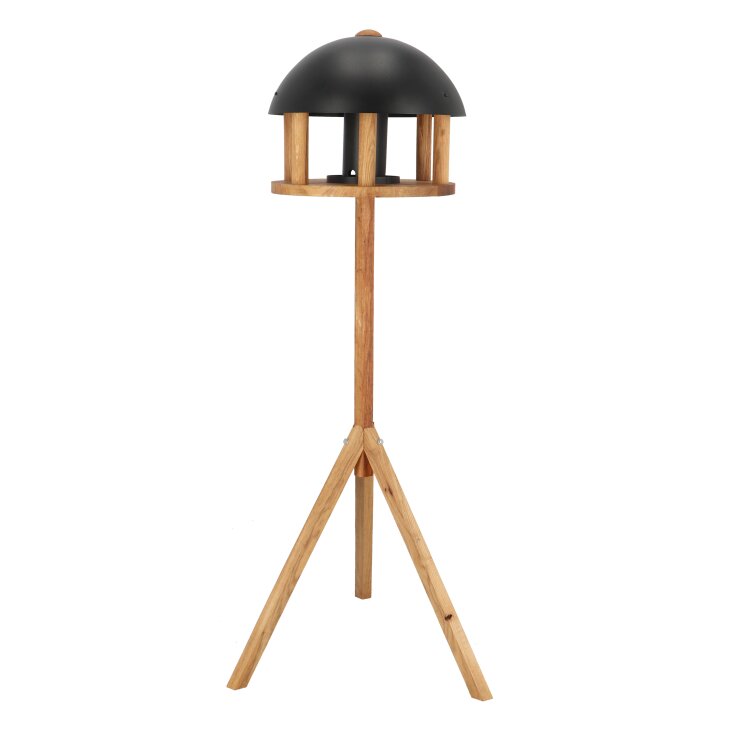 ESSCHERT DESIGN Futterhaus aus Eiche mit Silo