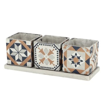 ESSCHERT DESIGN Topfset auf Tray "Portugiesische...