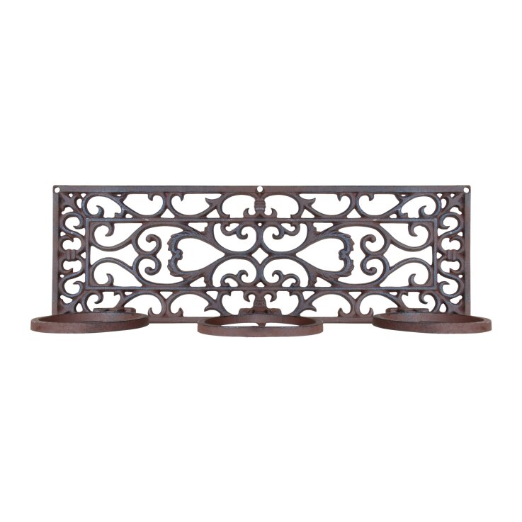 ESSCHERT DESIGN Blumentopfhalter "Klassik" aus Gusseisen, 3-fach