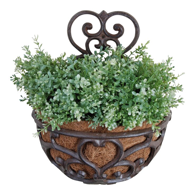 ESSCHERT DESIGN Wandpflanzschale aus Gusseisen