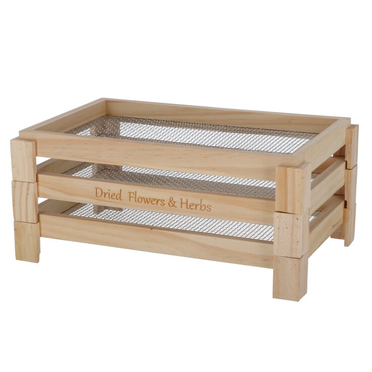 ESSCHERT DESIGN Blumen- und Kräutertrocknungsstand aus Kiefernholz