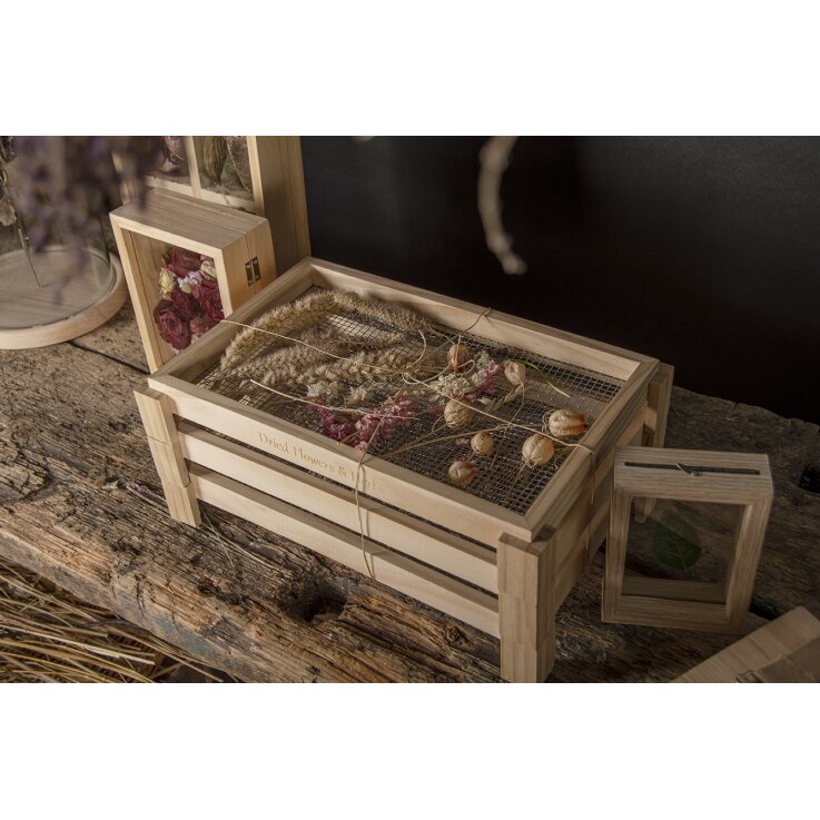 ESSCHERT DESIGN Blumen- und Kräutertrocknungsstand aus Kiefernholz