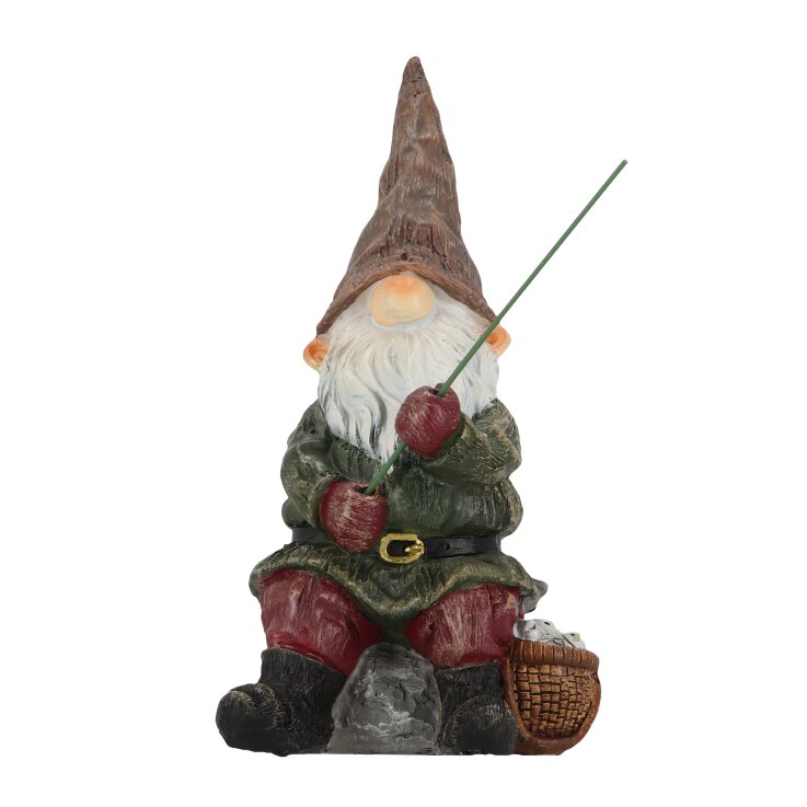 ESSCHERT DESIGN Deko - Figur Zwerg mit Angel