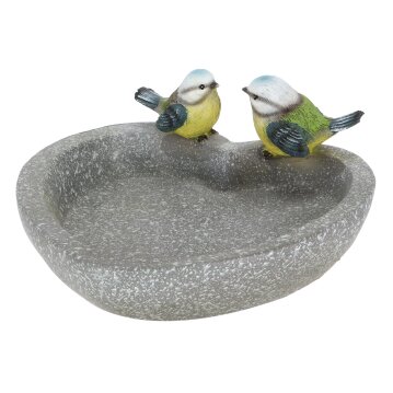 ESSCHERT DESIGN Herzförmiges Vogelbad