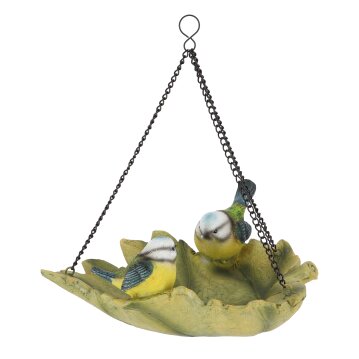 ESSCHERT DESIGN Hängendes Vogelbad in Blattform