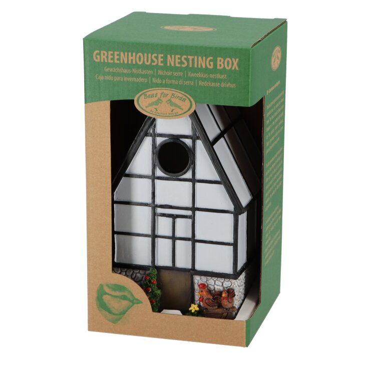 ESSCHERT DESIGN Nistkasten "Gewächshaus"