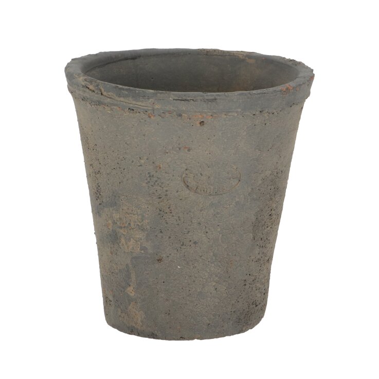 ESSCHERT DESIGN Terracotta Blumentöpfe, anthrazit, 3er Set